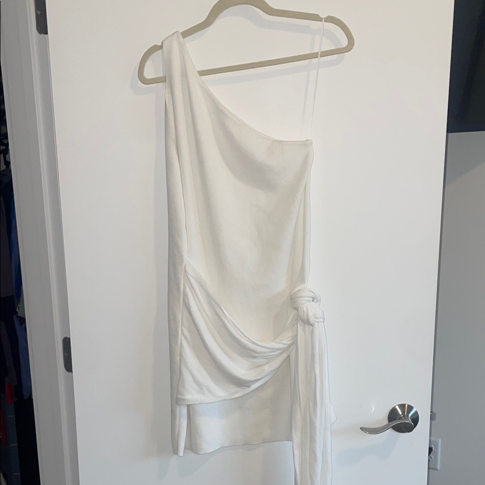 Wild Fable White One-Shoulder Dress